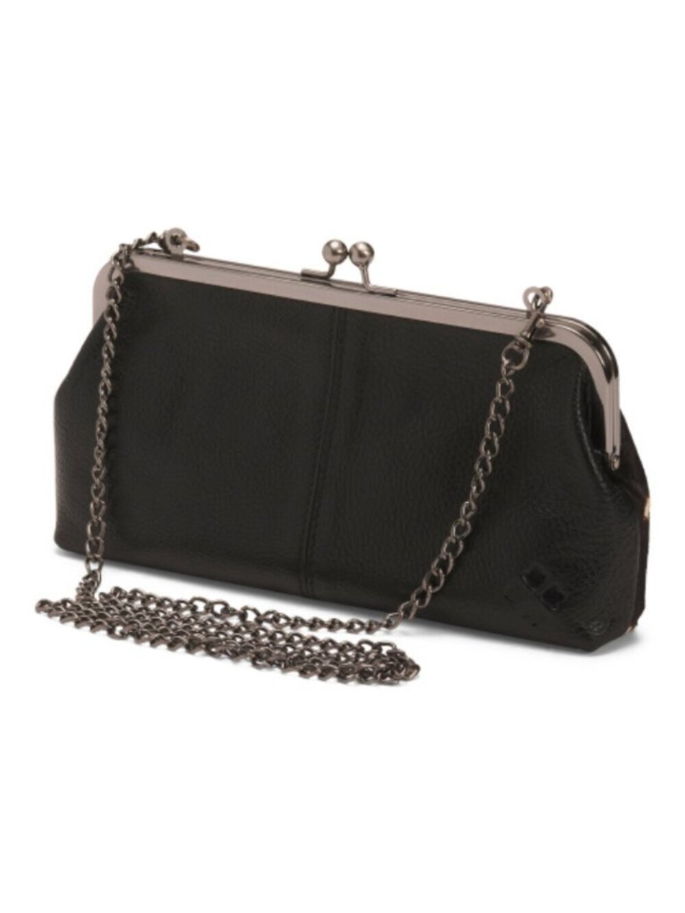 PATRICIA NASH Leather Potenaz Frame Clutch Bag With Chain Strap - Picture 3 of 4